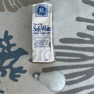 100W light bulbs New GE Phillips 100 Watt qty 2